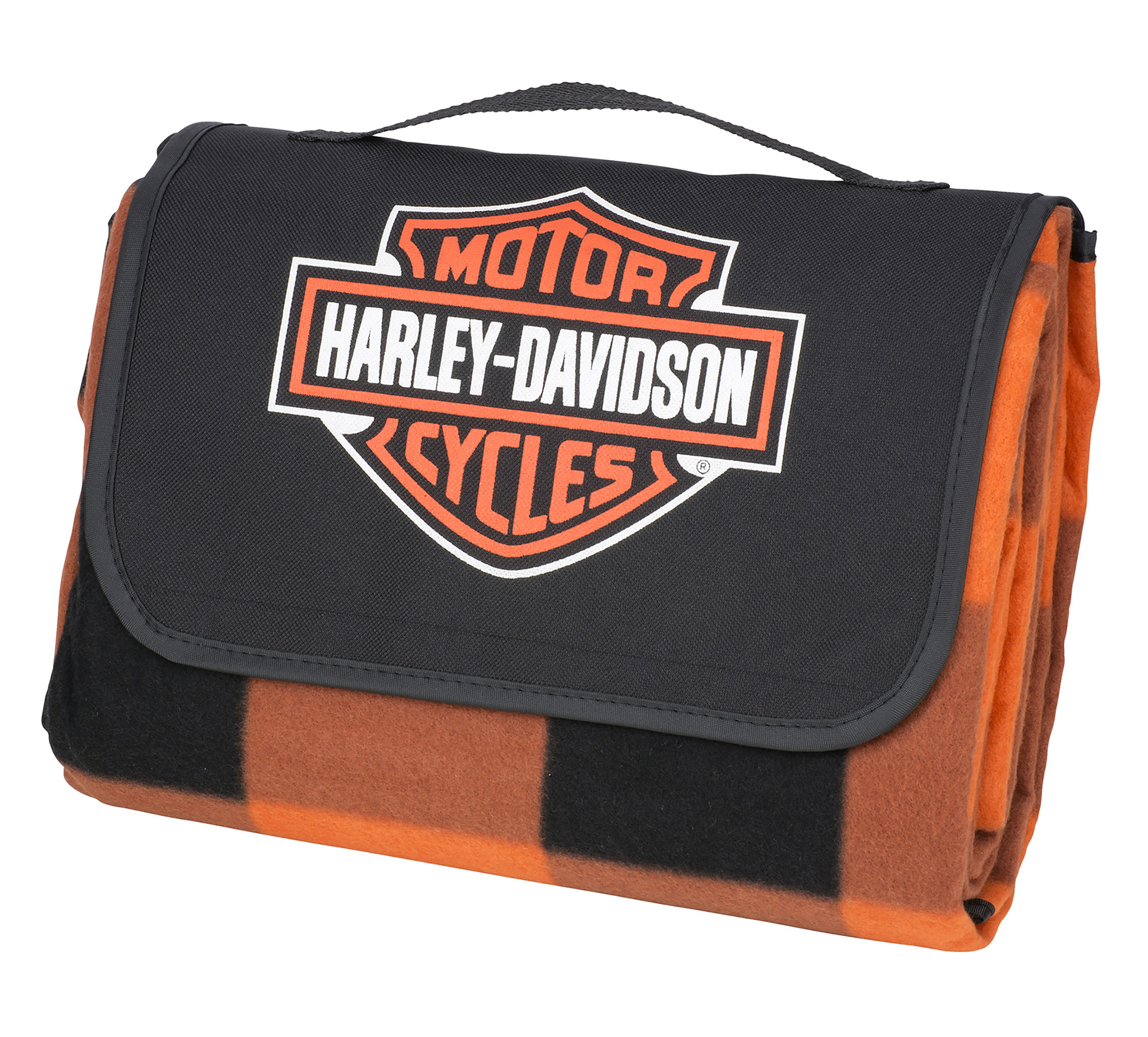 ORANGE HARLEY DAVIDSON OWNERS GROUP INSULATED COOLER BAG LUNCH BOX HOG